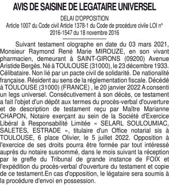 Contenu publication