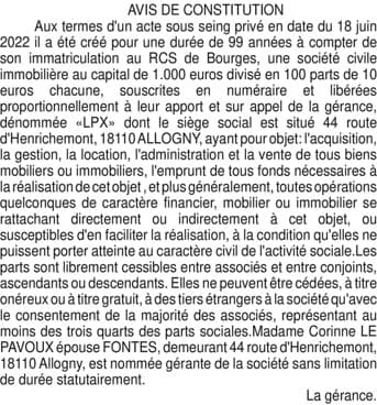 Contenu publication