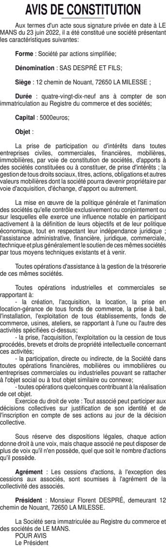 Contenu publication