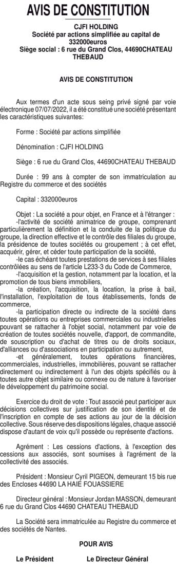 Contenu publication