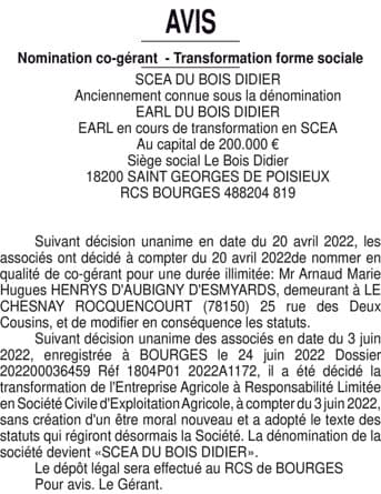 Contenu publication
