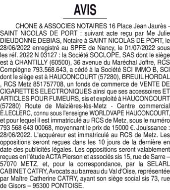 Contenu publication