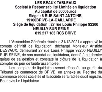 Contenu publication