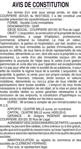 Contenu publication
