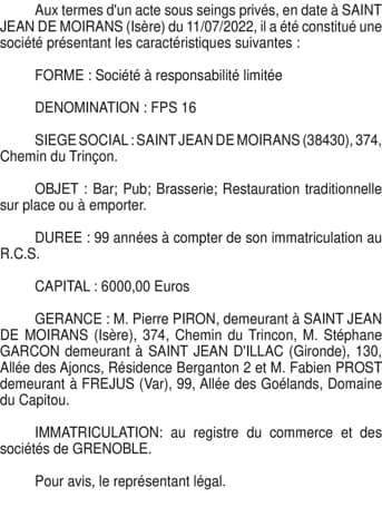 Contenu publication