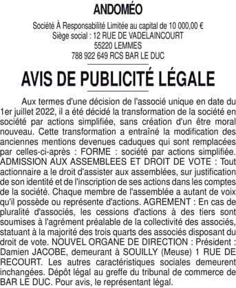 Contenu publication
