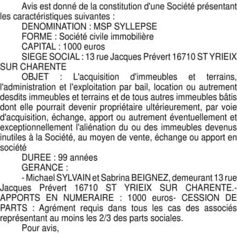 Contenu publication