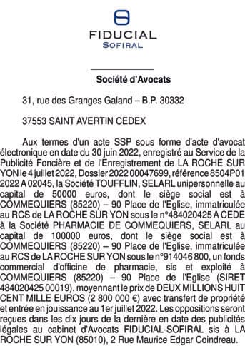 Contenu publication
