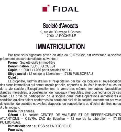 Contenu publication