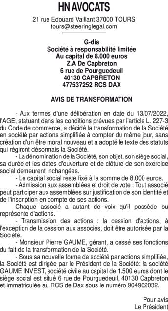 Contenu publication