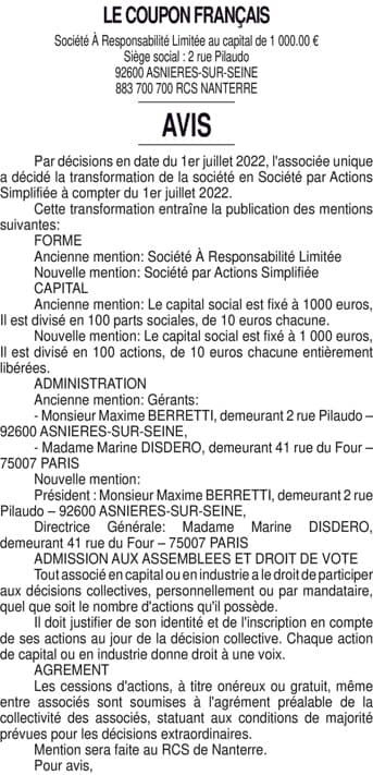 Contenu publication