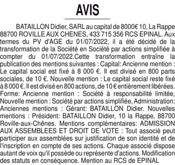 Contenu publication