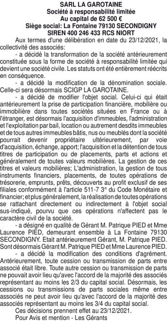 Contenu publication