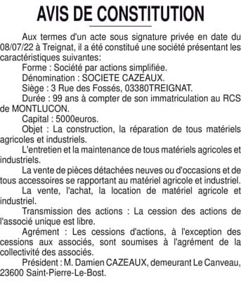 Contenu publication