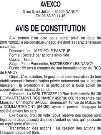Contenu publication