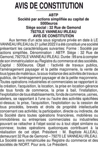 Contenu publication