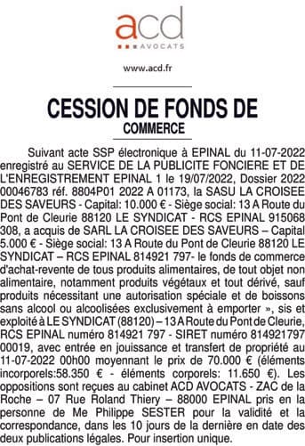 Contenu publication