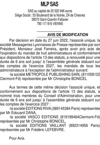 Contenu publication