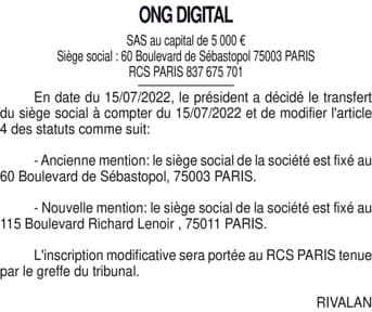 Contenu publication