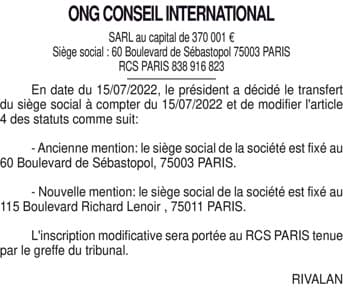 Contenu publication