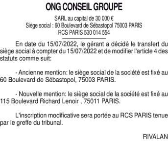 Contenu publication