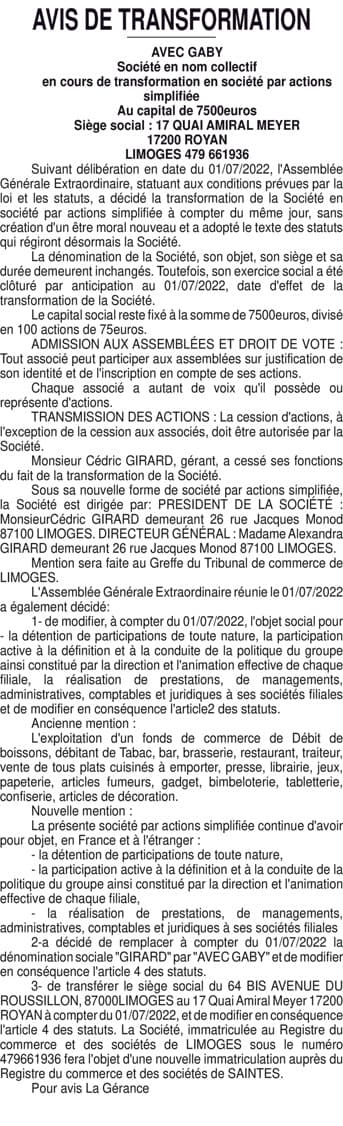 Contenu publication