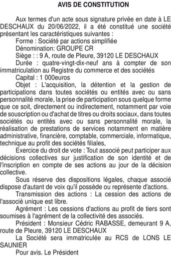 Contenu publication