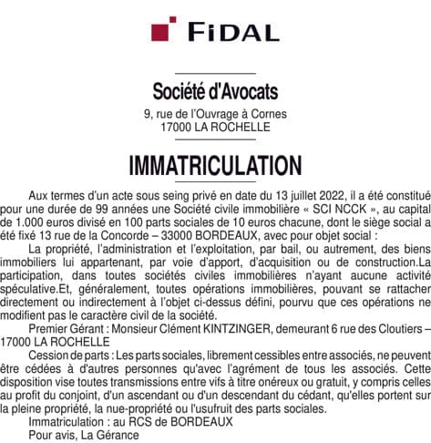 Contenu publication