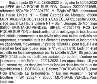 Contenu publication