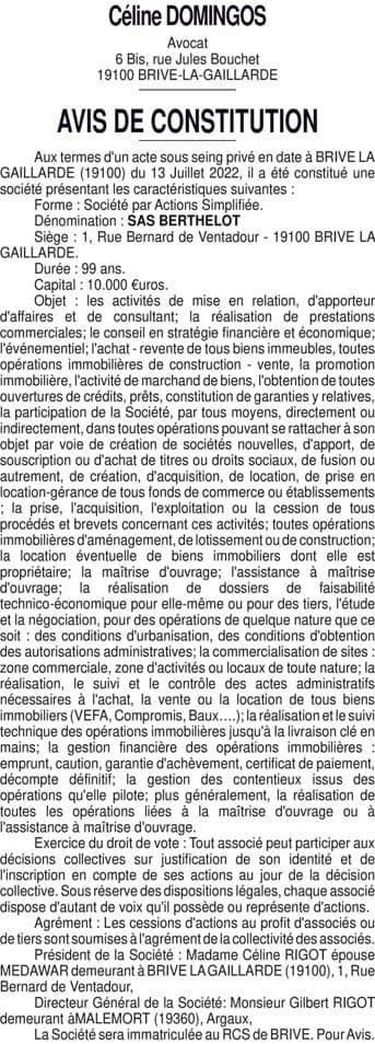 Contenu publication