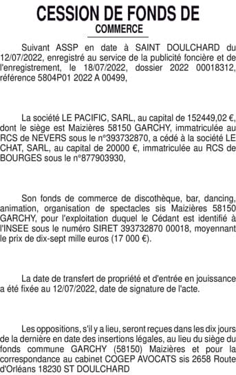 Contenu publication