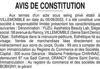 Contenu publication