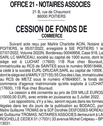 Contenu publication