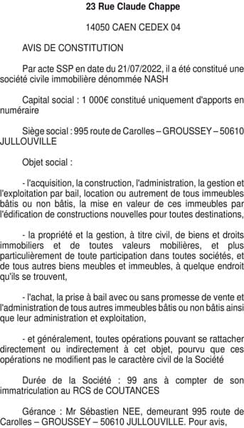 Contenu publication