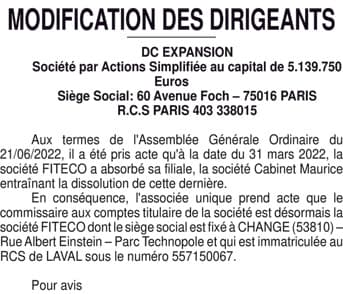 Contenu publication