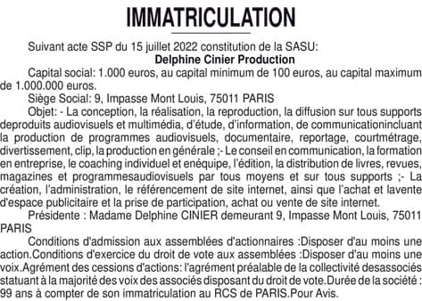 Contenu publication