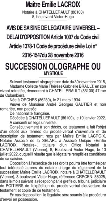 Contenu publication
