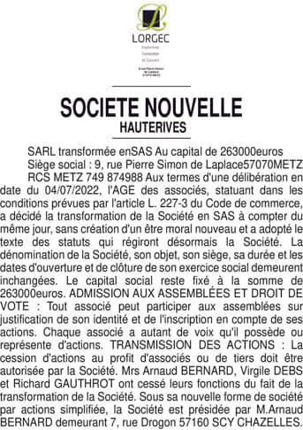 Contenu publication