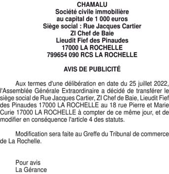 Contenu publication