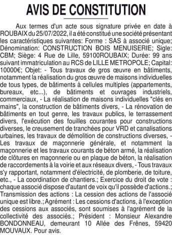 Contenu publication