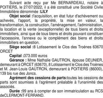 Contenu publication