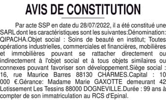 Contenu publication