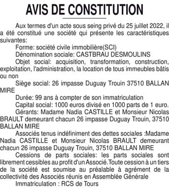 Contenu publication