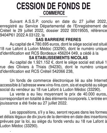 Contenu publication