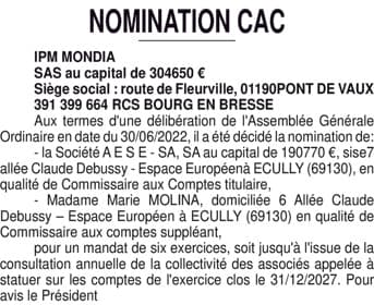 Contenu publication