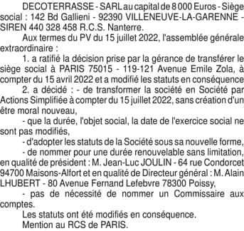 Contenu publication