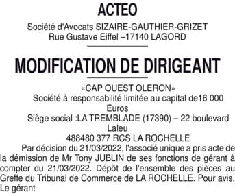 Contenu publication
