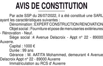 Contenu publication