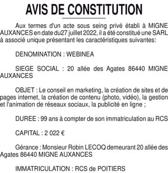 Contenu publication