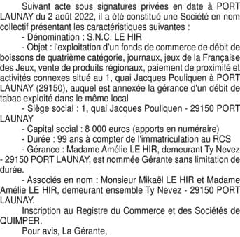 Contenu publication